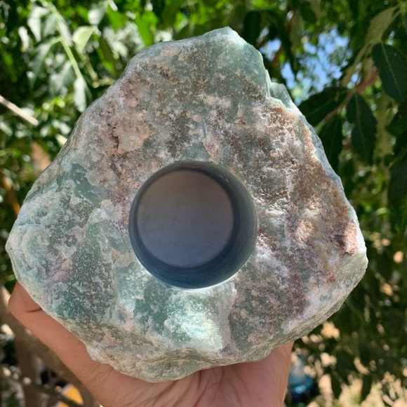 Other - Large green adventurine candle holder crystal